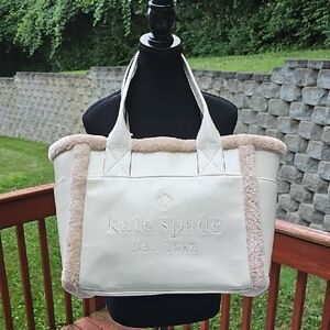 Kate Spade Jett Faux Shearling tote bag 